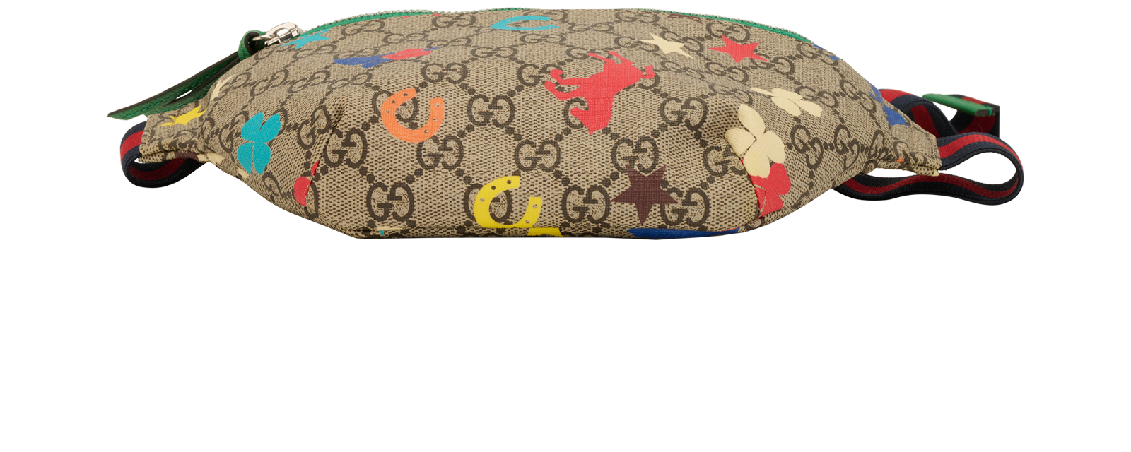 GG Ranch Belt Bag, &pound;280, Handbags, Beige, Canvas, Top view